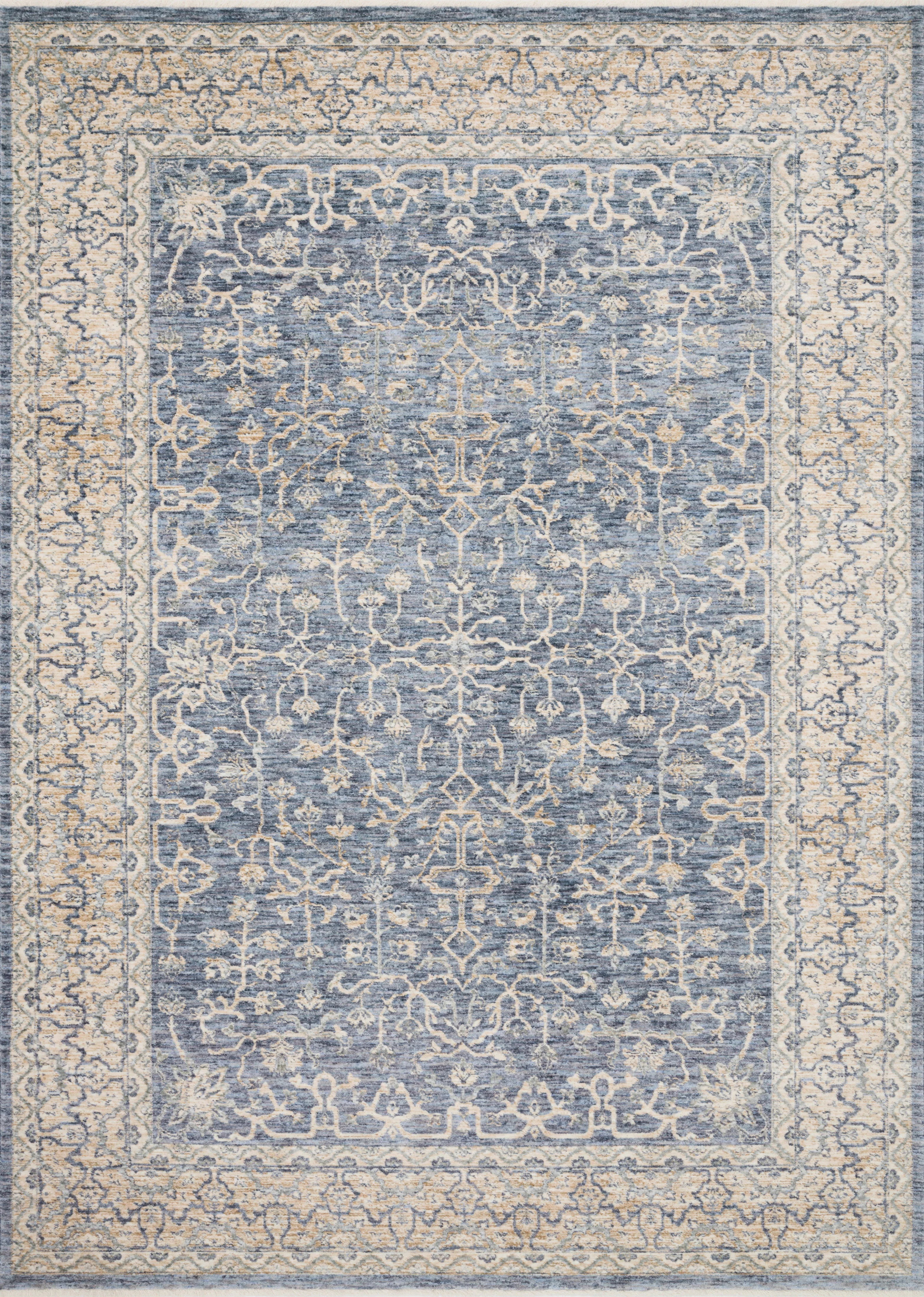 Pandora Dark Blue / Ivory Rug - Image 1