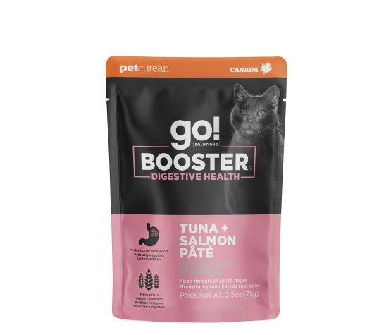 Petcurean Go! Booster Digestive Health Tuna And Salmon Pate For Cat 2.5oz - Image 1