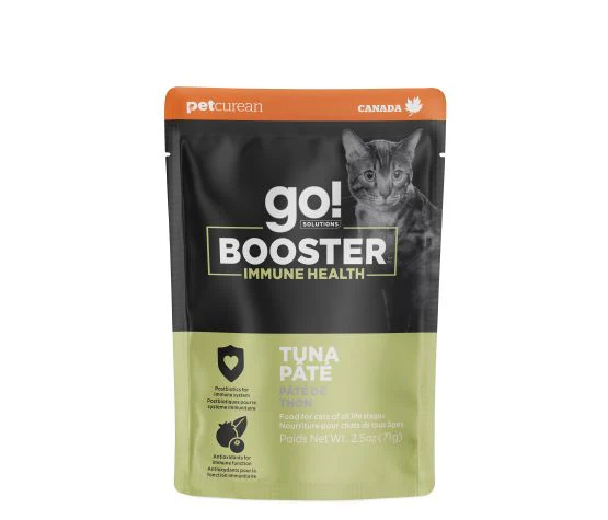 Petcurean Go! Booster Immune Health Tuna Pate For Cat 2.5oz - Image 1