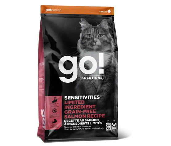 Petcurean Go! Sensitivities Lid Grain Free Salmon Recipe For Cat 3lb - Image 1