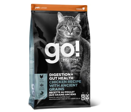 Petcurean Go! Digestion + Gut Health Chicken Recipe With Ancient Grains For Cat 3lb - Image 1