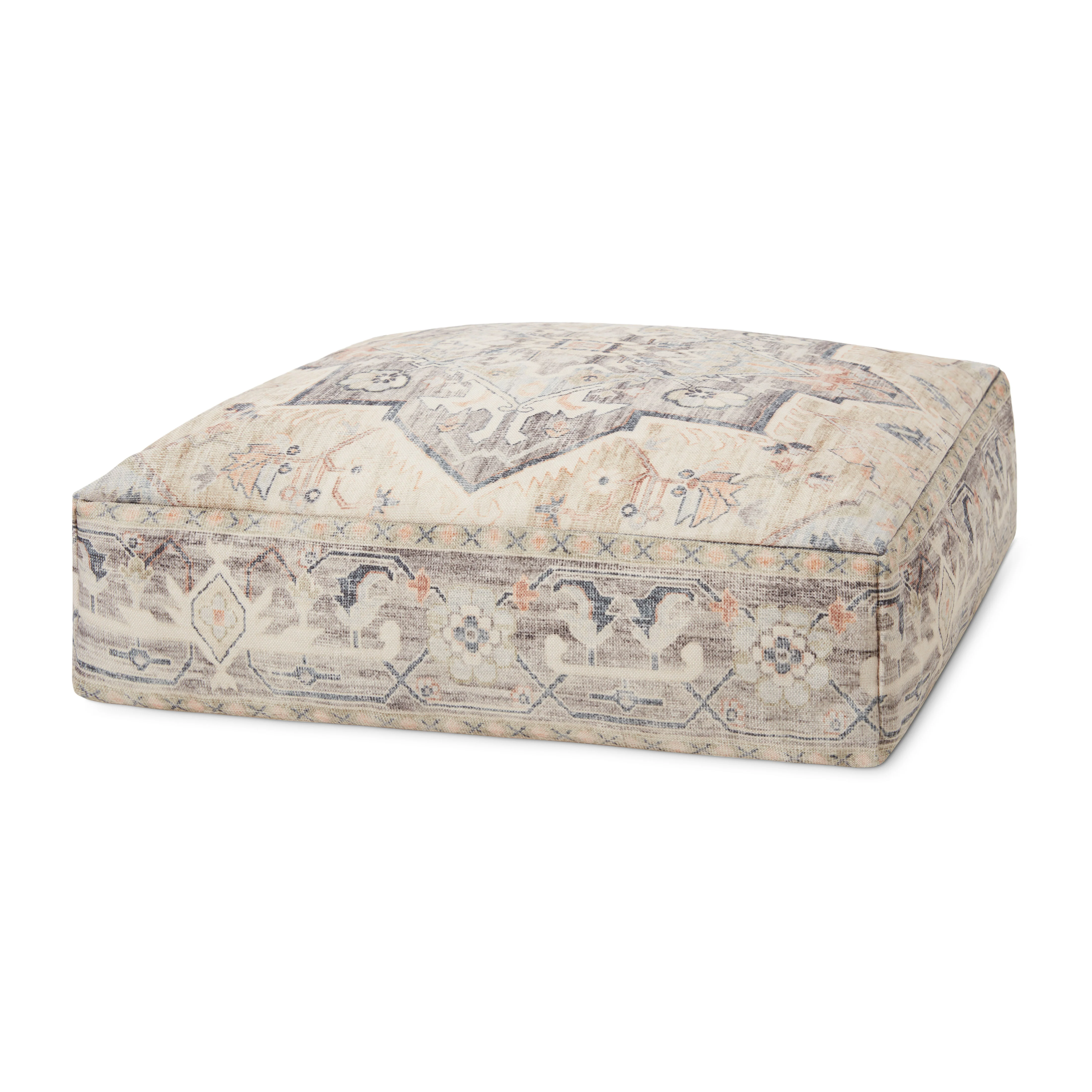 Poufs Beige / Multi Pouf