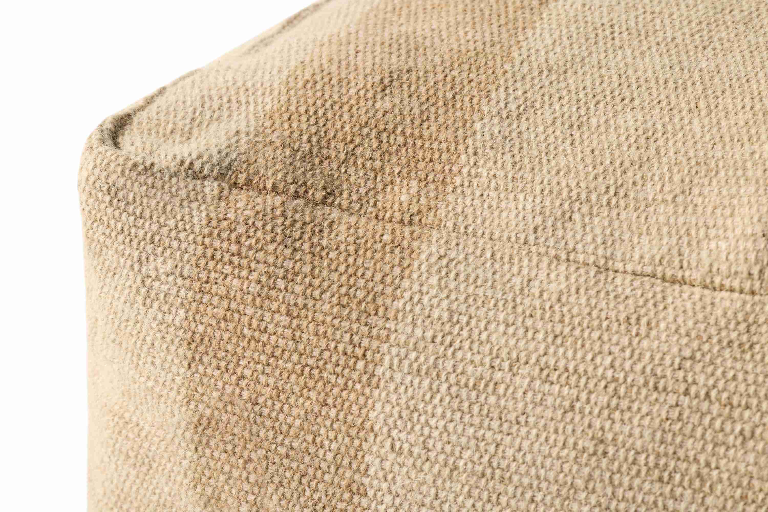 Leanne Ford x Loloi Rosemoor Beige Pouf - Image 2