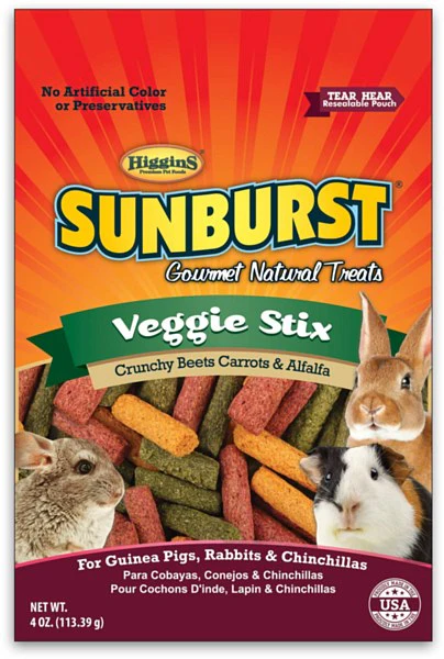 Higgins Sunburst Veggie Garden Small Animal Treat  5 Oz