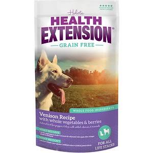Health Extension Grain Free Venison Recipe Dry Dog Food, 4 Lbs - Image 1
