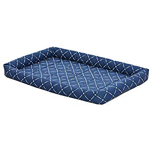 Midwest Homes for Pets QuietTime Couture Ashton Bolster Dog Bed / Ideal for Dog Crates - Image 1