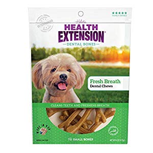 Health Extension Fresh Breath Dental Bones Dog Treats  14-pack - Image 1