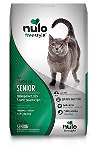 Nulo FreeStyle Grain-Free Pollock, Duck & Sweet Potato Senior Dry Cat Food, 12 lb - Image 1