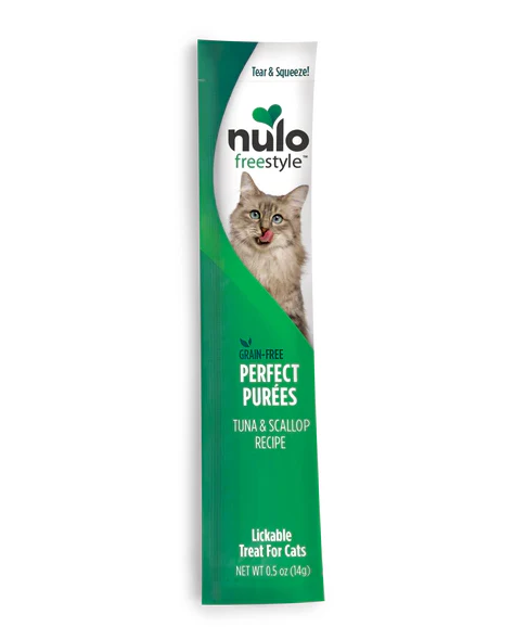 Nulo, FreeStyle Perfect Puree Tuna & Scallop Lickable Cat Treat.5 oz - Image 1