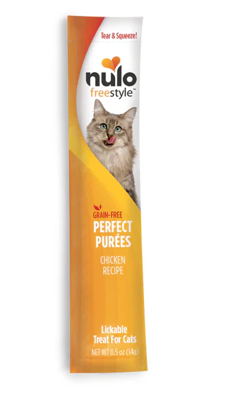 Nulo Puree 0.5 oz FreeStyle Grain Free Cat Treat - Chicken Lickable - Image 1