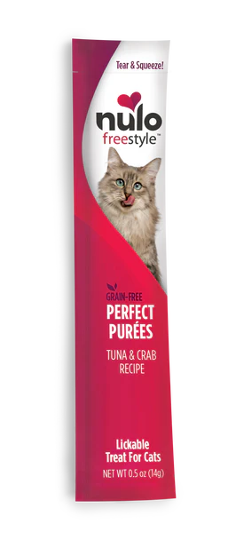 Nulo, FreeStyle Perfect Puree Tuna & Crab Lickable Cat Treat.5 oz - Image 1
