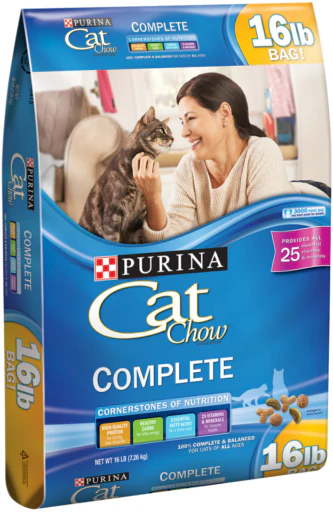 Purina Cat Chow High Protein Dry Cat Food  Complete  15 lb. Bag - Image 1