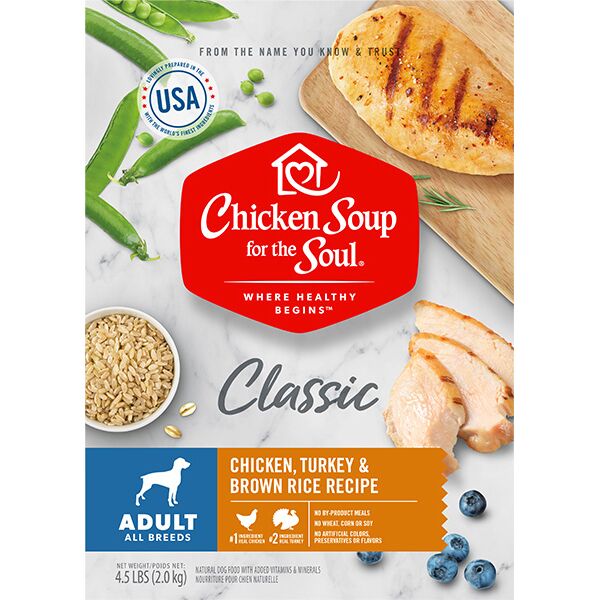 Chicken Soup Adult - Chicken, Turkey & Brown Rice Recipe 4.5lb - Image 1