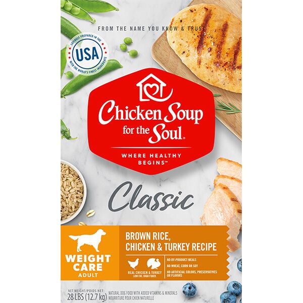 Chicken Soup for the Soul Chicken  Turkey & Brown Rice Flavor Dry Dog Food   28 lb. Bag - Image 1