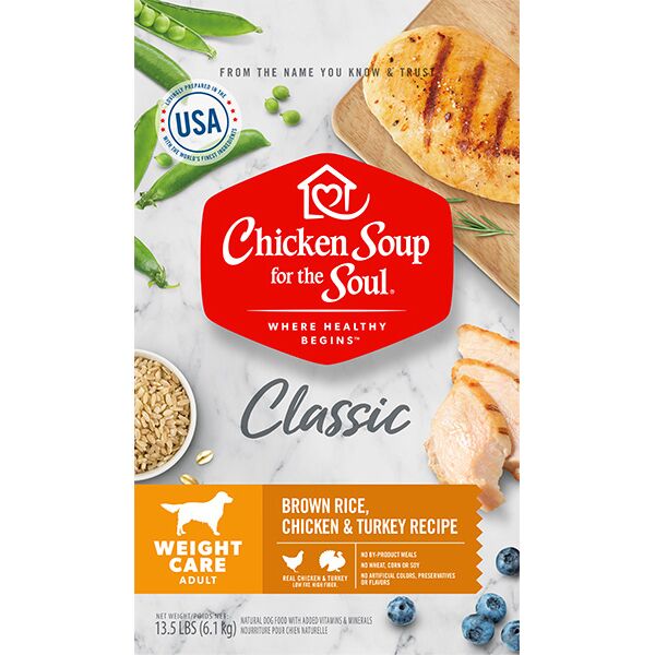 Chicken Soup for the Soul Chicken  Turkey & Brown Rice Flavor Dry Dog Food   13.5 lb. Bag - Image 1