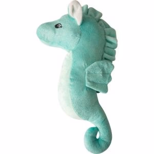Snugarooz 17 in. Sandy Sea Horse Pet Toy Teal - Image 1
