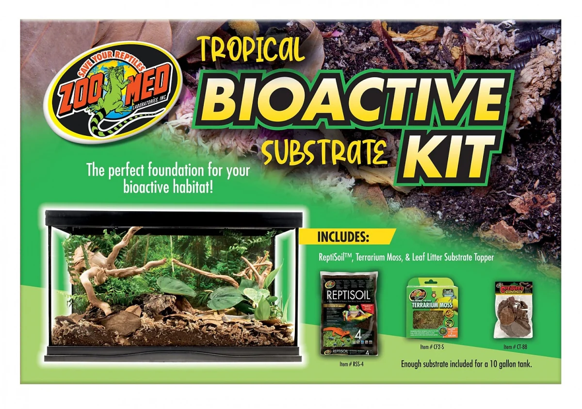 Zoo Med Tropical Bioactive Substrate Kit 10gal - Image 1