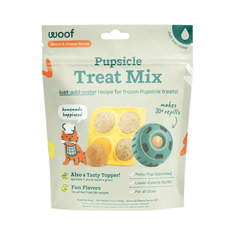 Woof Pupscicle Treat Mix Dog Treat Bacon Cheese 5.5oz - Image 1