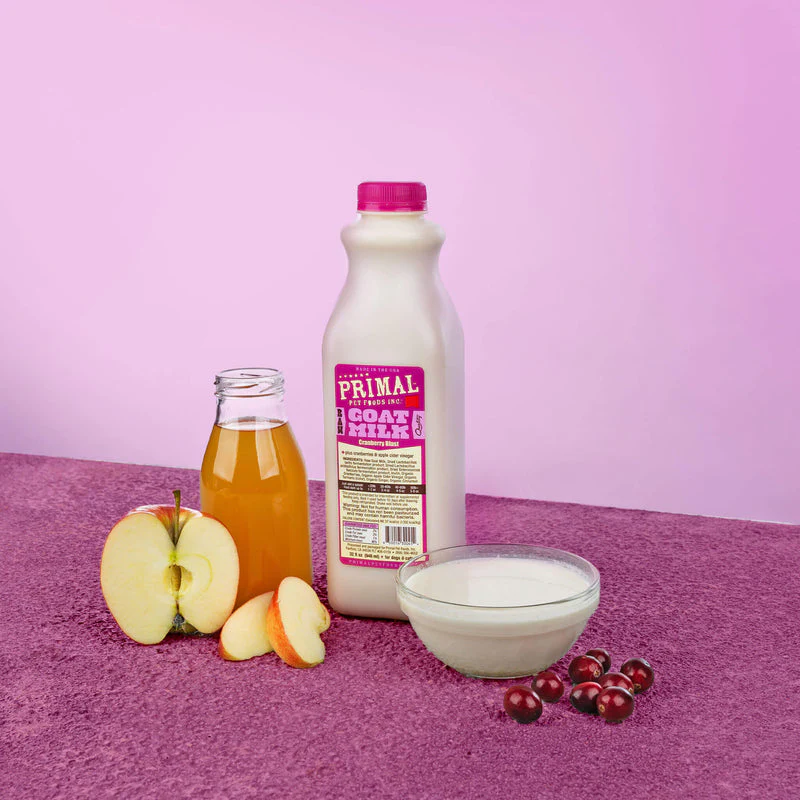 Primal Frozen Goat Milk, Cranberry Blast, 32oz Bottle - Image 1
