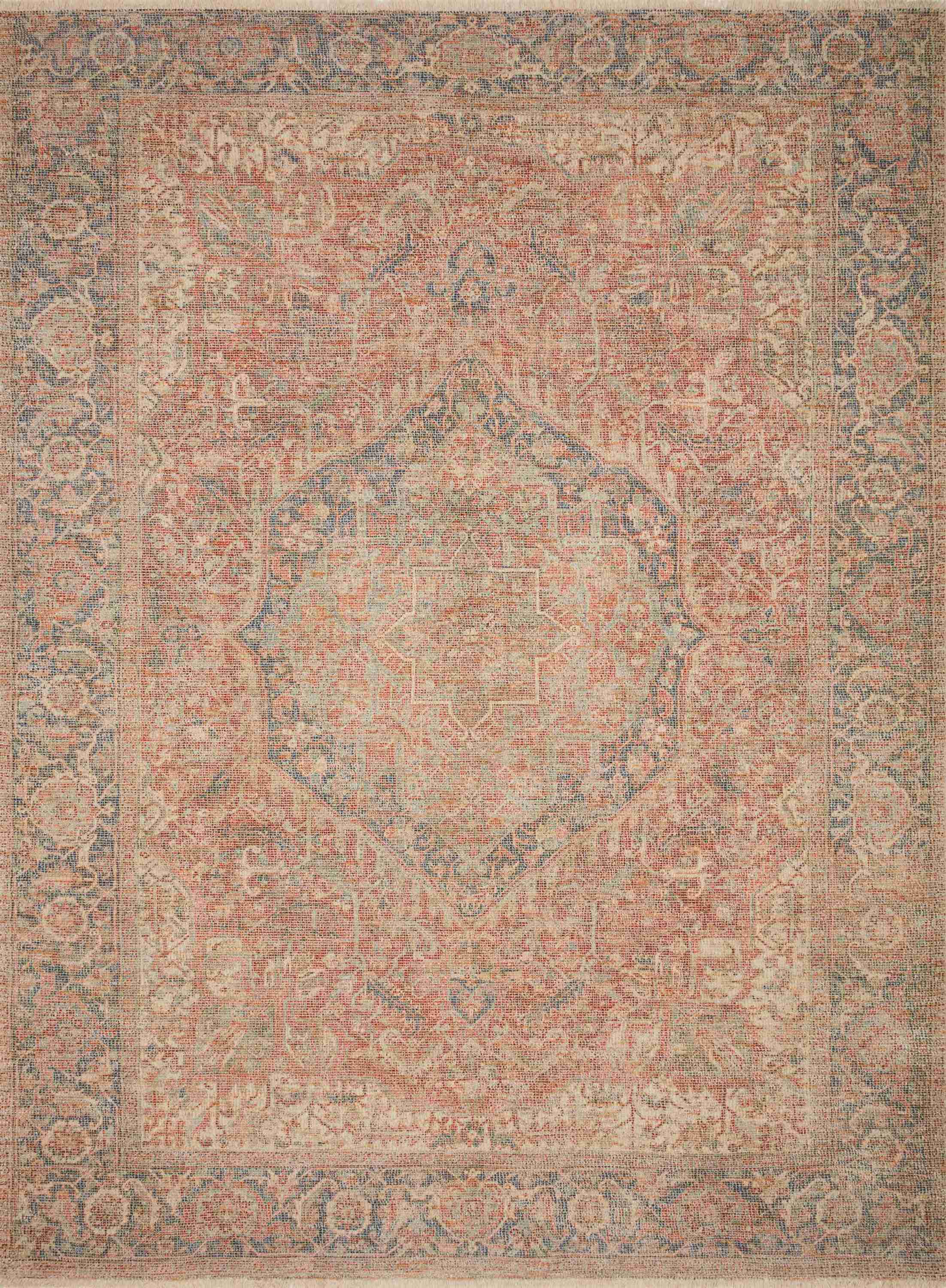Priya Brick / Navy Rug - Image 1