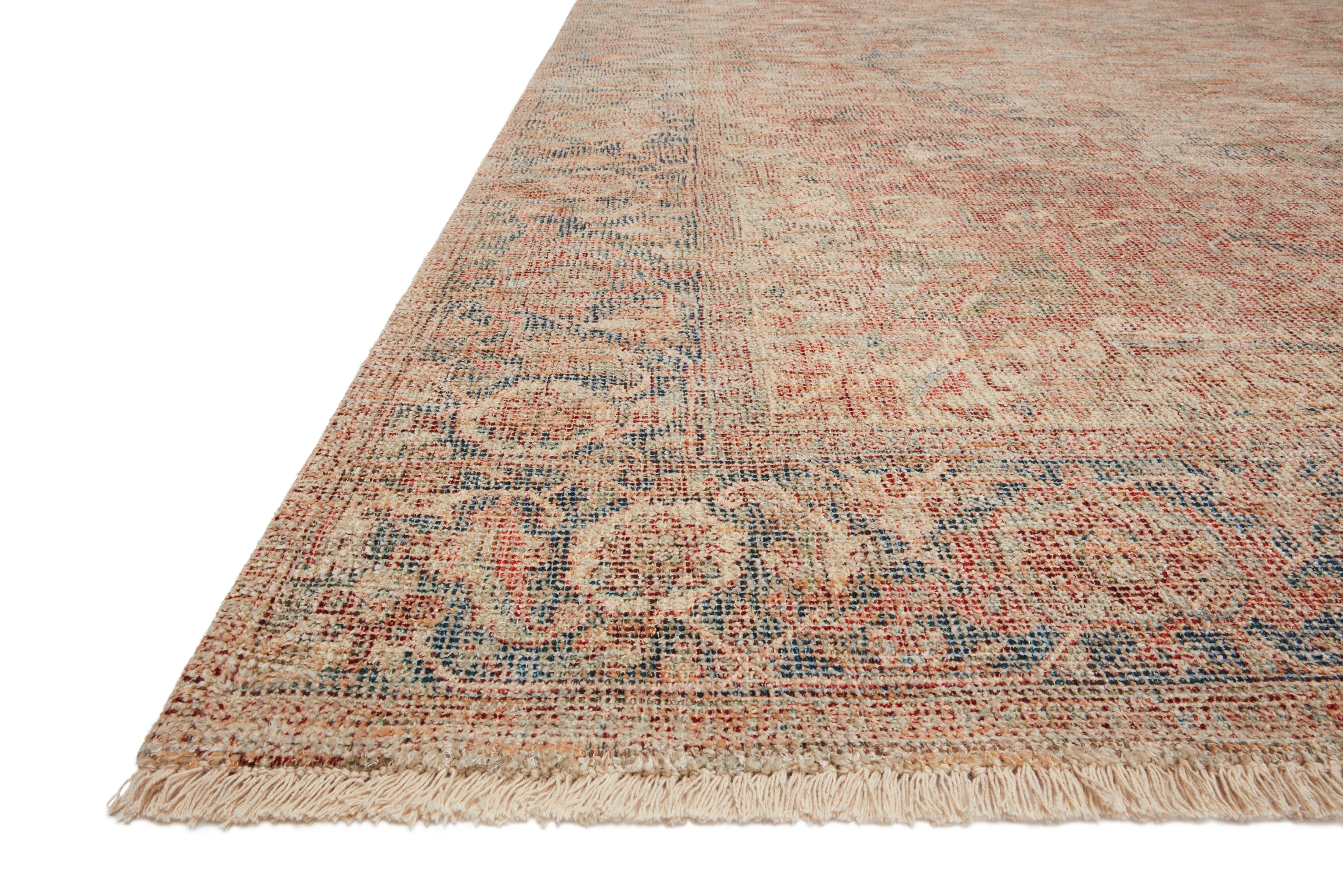 Priya Brick / Navy Rug - Image 2