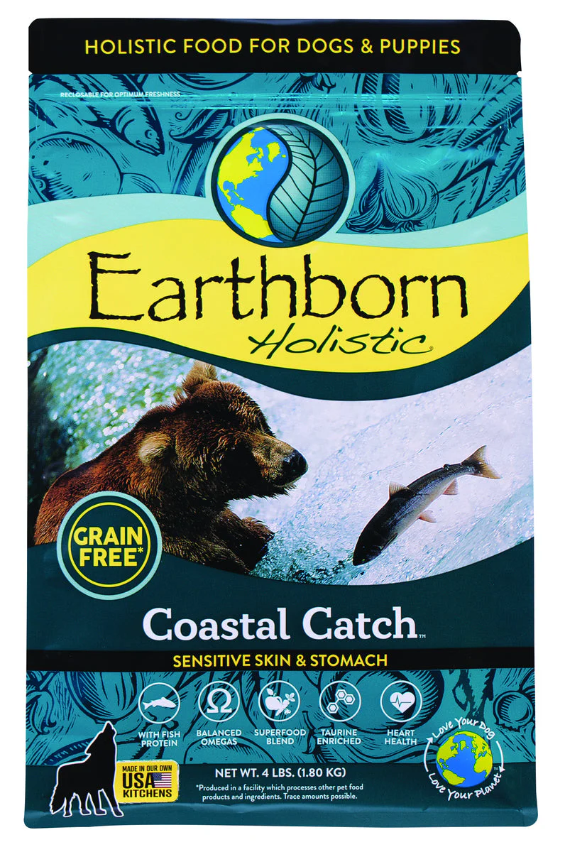 Earthborn 4 lbs Coastal Catch Grain Free Dog Food - Image 1