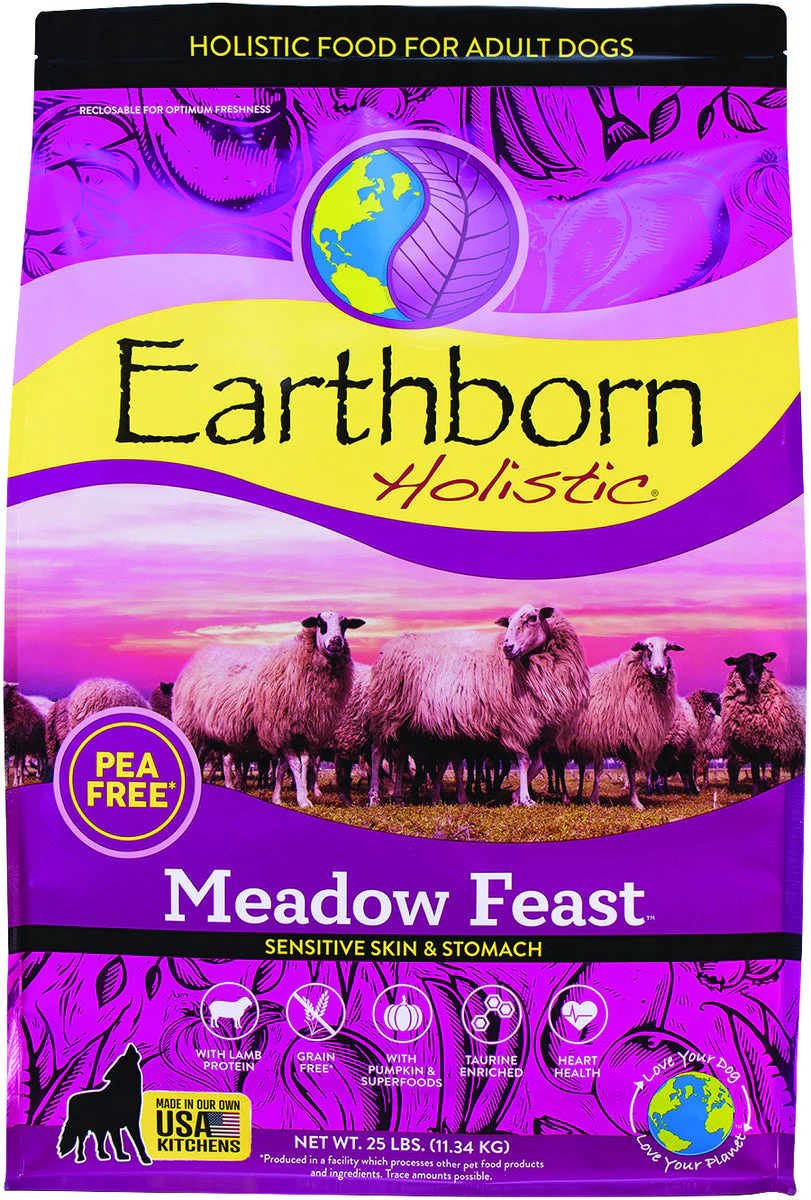 Earthborn 25 lbs Meadow Feast Grain Free Peas Free Dog Food - Image 1