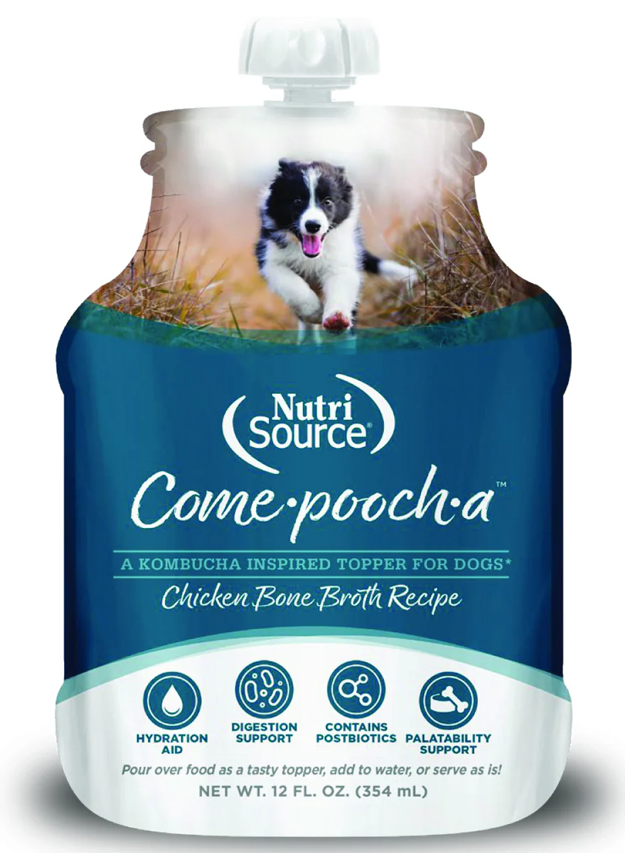 Nutri Source 12oz Come Pooch-A Broth Chicken Recipe Dog Food - Image 1