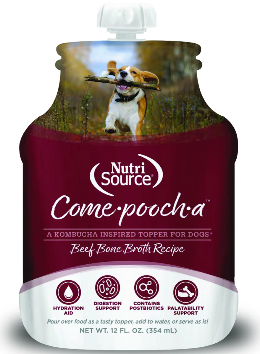 Nutri Source 12oz Come Pooch-A Broth Beef Recipe Dog Food - Image 1