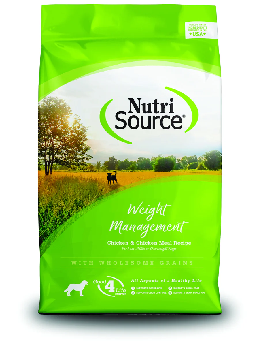 Nutrisource Weight Management Chicken, Rice Dog Food 26lb - Image 1