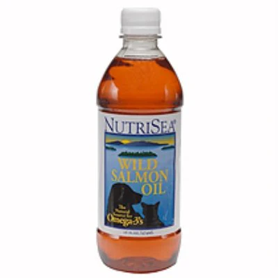 NutriSea Wild Salmon Oil for Dogs and Cats 16oz - Image 1