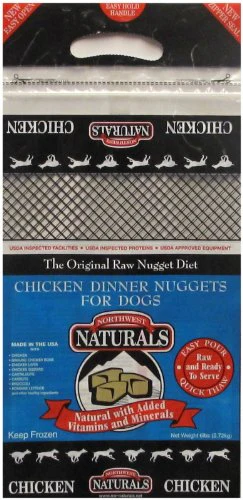 Northwest Naturals Raw Frozen Nuggets Chicken 6lb - Image 1