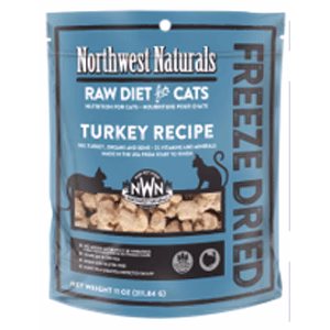 NW Naturals Turkey Freeze Dried Cat Food, 11 Oz - Image 1