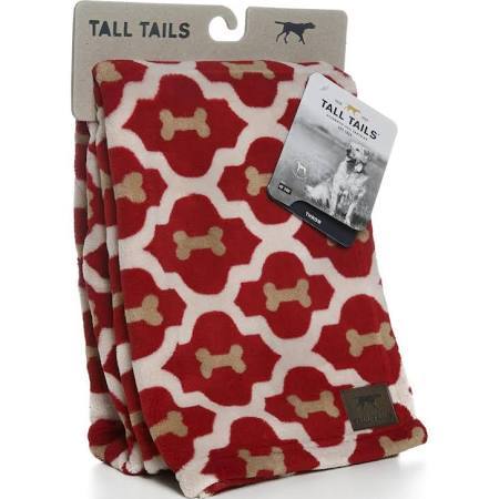 Tall Tails Dog Blanket Red Bone - 30 x 40 in. - Image 1