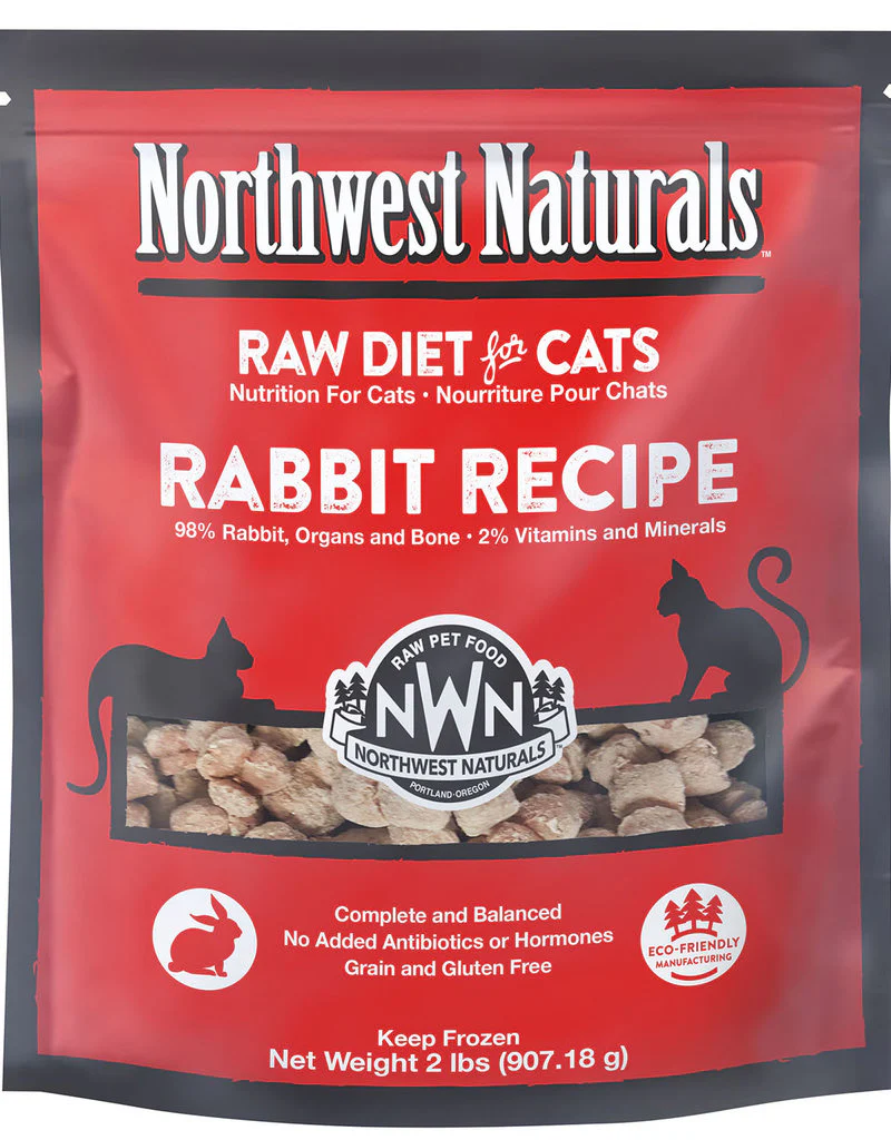 Northwest Naturals 2 lbs Cat Frozen Rabbit - Image 1