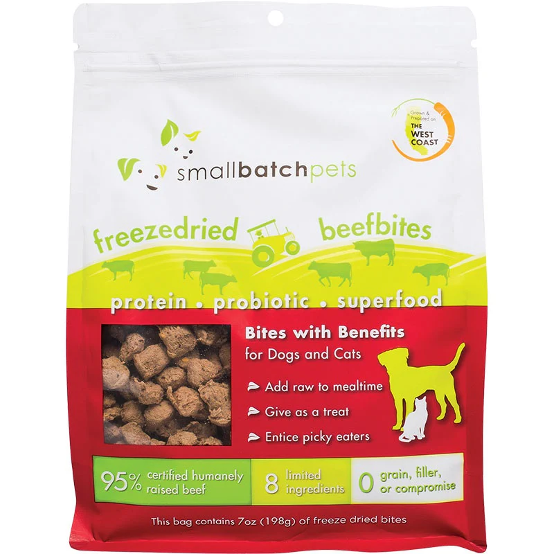 Small Batch Small Bites Freeze Dried Dog Food (Beef, 7oz.) - Image 1