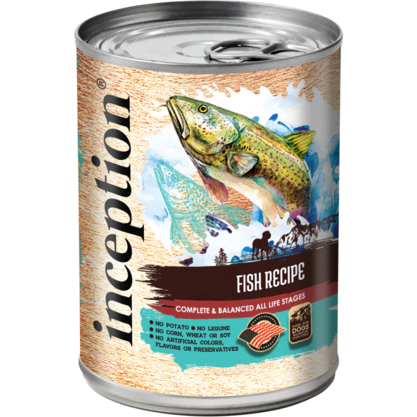Inception 13 oz Dog Food Fish - Image 1