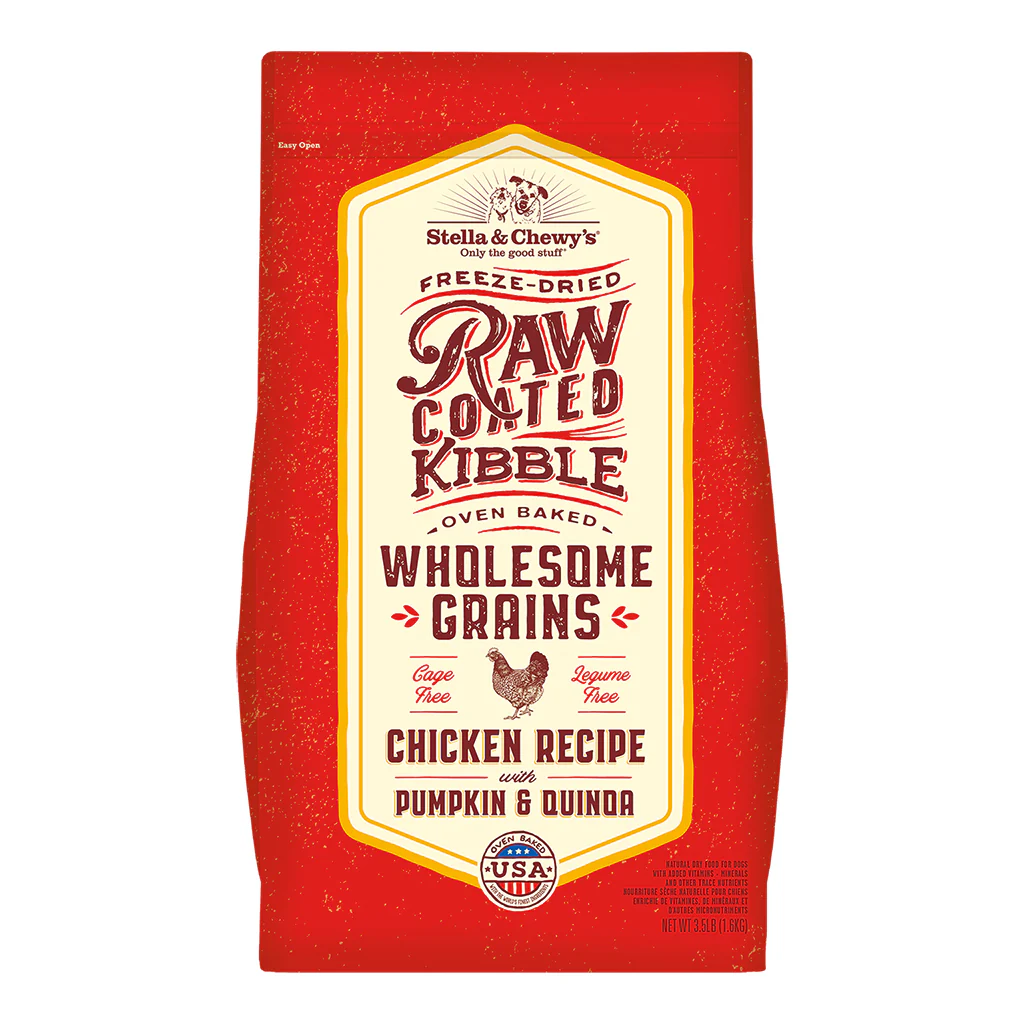 Stella & Chewy’s 3.5 lbs Dog Raw Coated Kibble Wholesome Grains Chicken