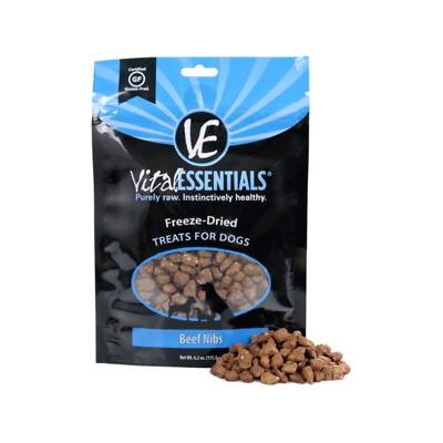 Vital Essentials Freeze Dried Beef Nibblets Dog Treats 6.2oz - Image 1