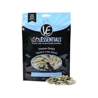Vital Essentials 2.5 oz Minnows Freeze Dried Raw Dog Treat - Image 1