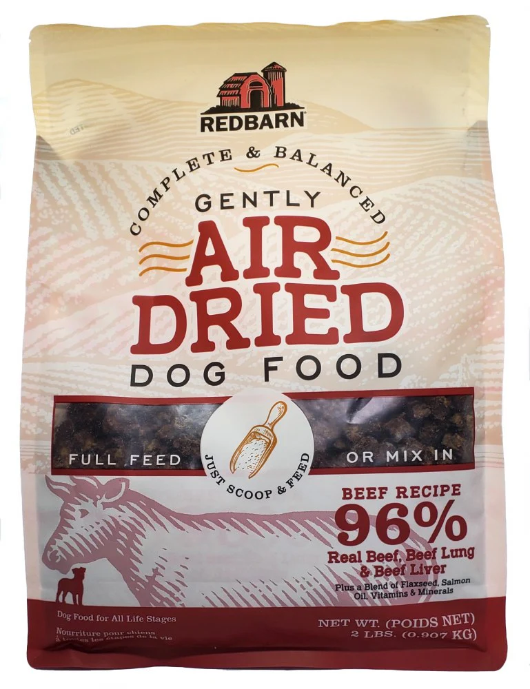 Redbarn 2 lbs Grain Free Air Dried Beef Recipe Dog Food - Image 1