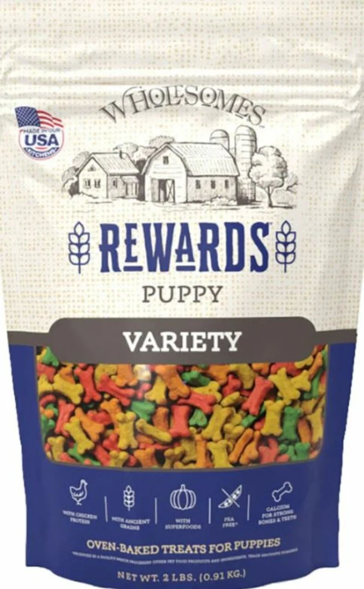 Wholesome 2 lbs Puppy Variety Dog-Treat - Image 1