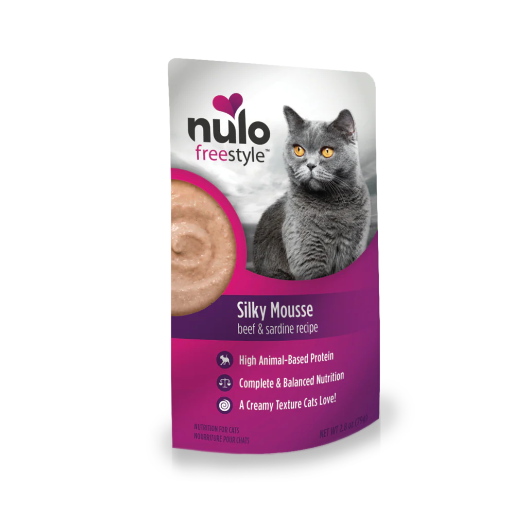 Nulo Freestyle 66102510 2.8 oz Grain Free Mousse for Cats  Beef & Sardine - Image 1
