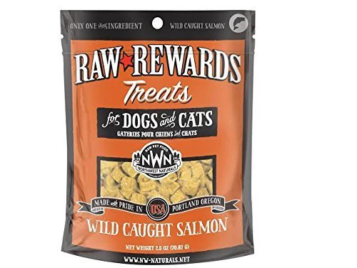 NW Naturals Raw Rewards Salmon Freeze Dried Dog Treats  2.5 Oz - Image 1
