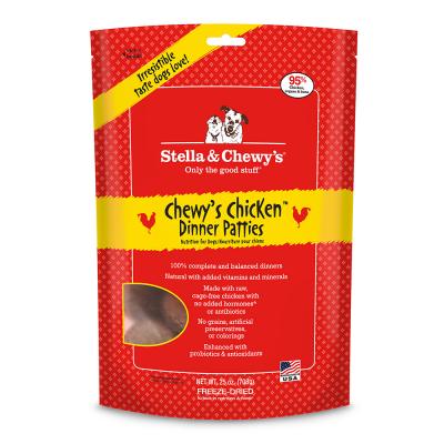 Stella & Chewy s Chicken Dinner Patties Grain-Free Freeze-Dried Dry Dog Food  25 oz - Image 1