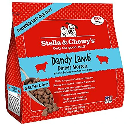 Stella & Chewys Dandy Lamb Frozen Dinner Morsels Dog Food 4lb - Image 1