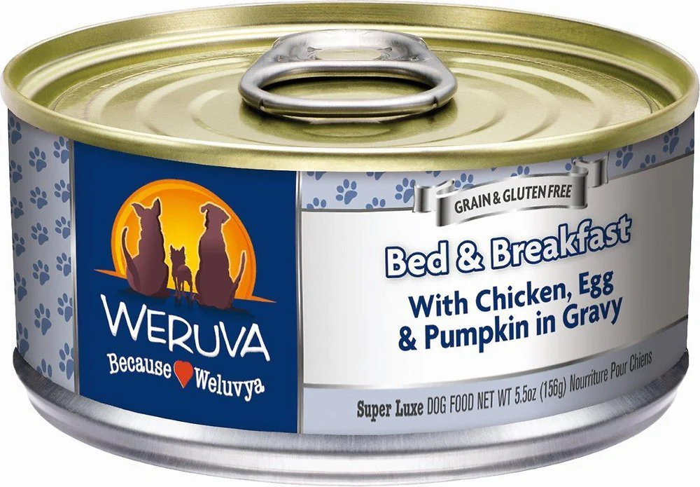 Weruva Bed & Breakfast Dog Food Cans 5.5oz - Image 1