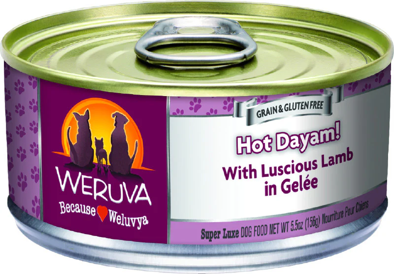 Weruva Wet Dog Food  5.5oz Hot Dayam - Image 1
