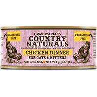 Pet Food Experts 5.5 oz Country Naturals Grain Free Cat & Kitten Chicken Pate Food - Image 1