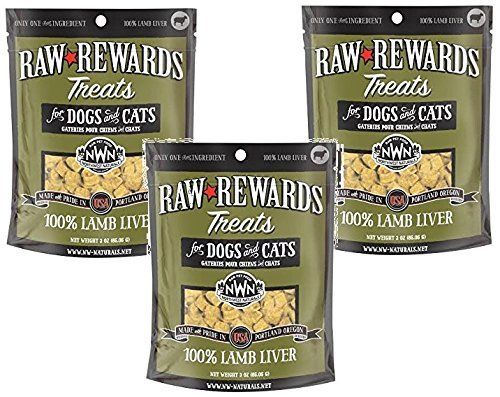 NW Naturals Raw Rewards Lamb Liver Freeze Dried Dog Treats  3 Oz - Image 1